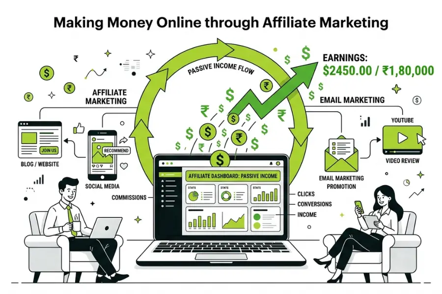 how to make money from affiliate marketing online